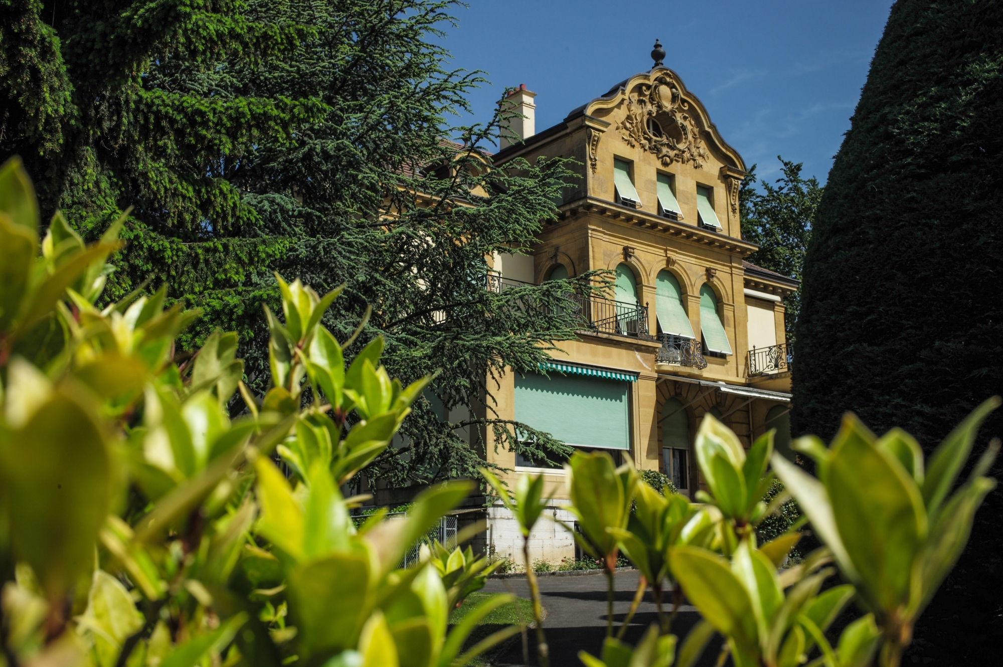 La villa Perret, photographiée en 2014, lors de la présentation du projet urbanistique des Gouttes d'or.