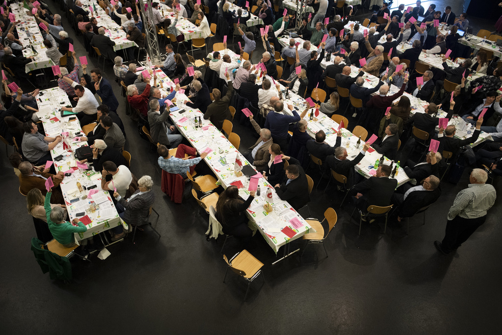 Les délégués ont adopté leurs mots d'ordre pour les votations fédérales du 19 mai prochain. 