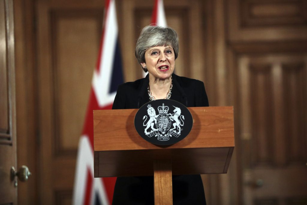La Première ministre espère négocier un report du Brexit avec l'Union européenne.