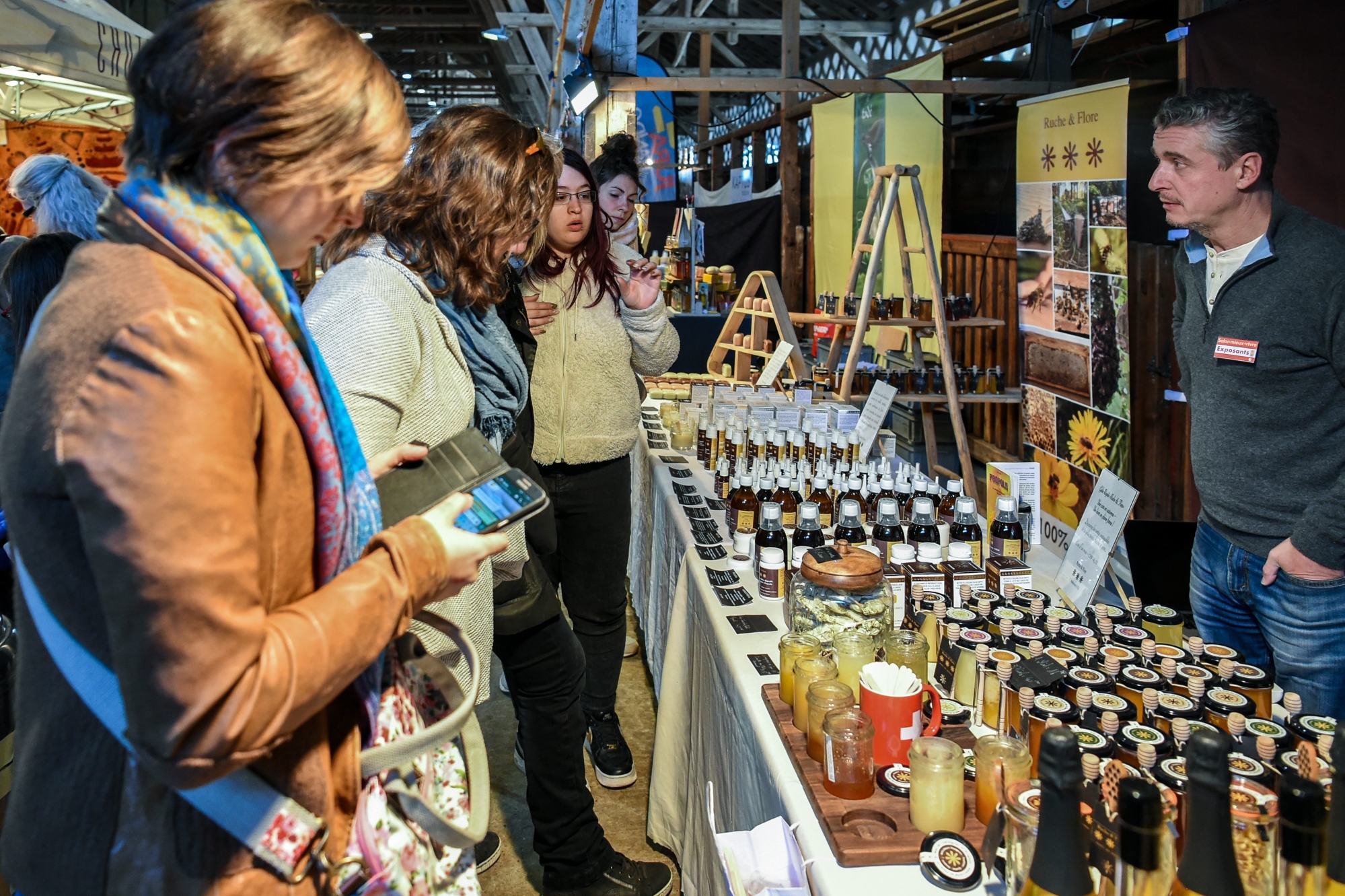 Le Salon du mieux-vivre attire une majorité de femmes.