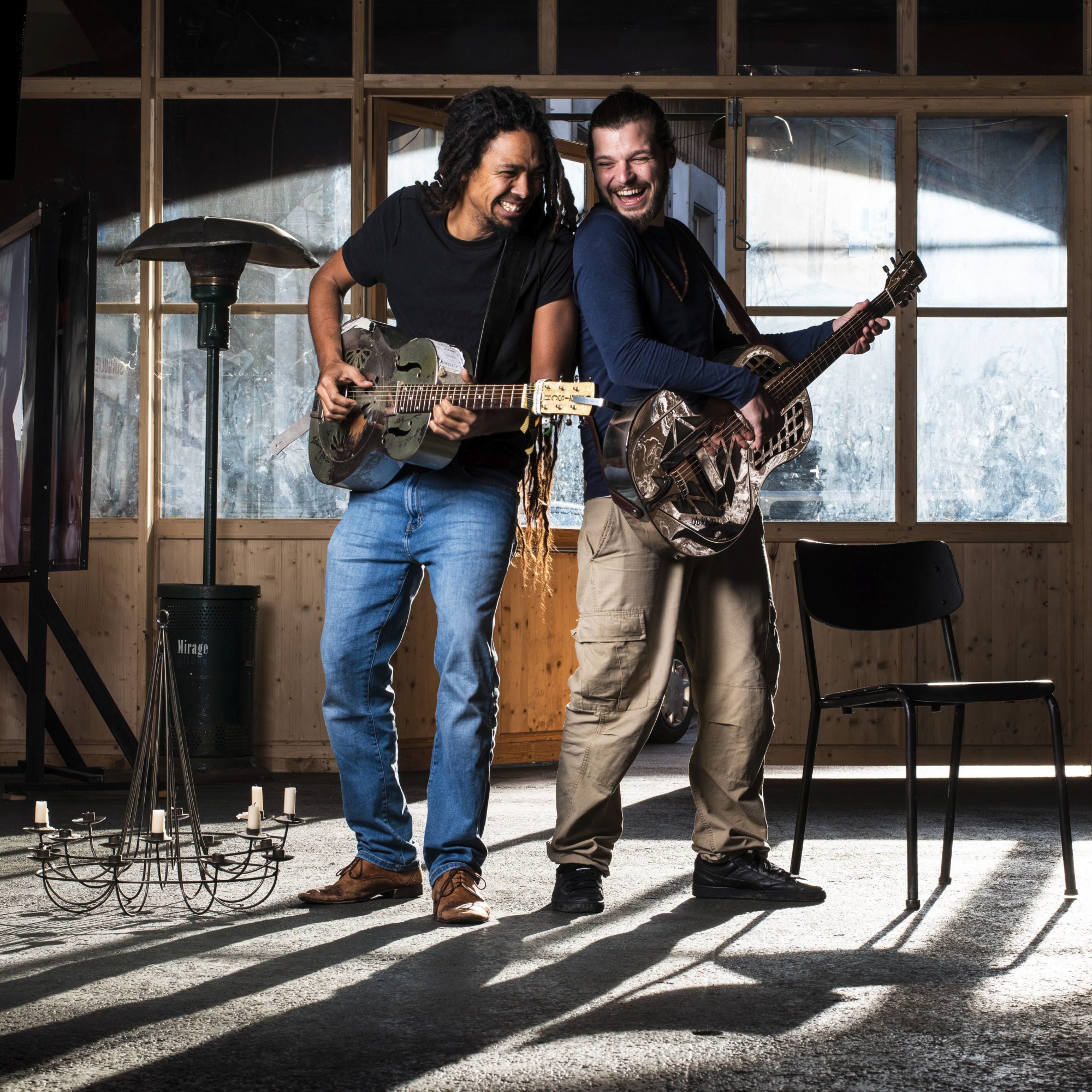 Yannick Nanette et Thierry Jaccard, les deux bluesmen de The Two.