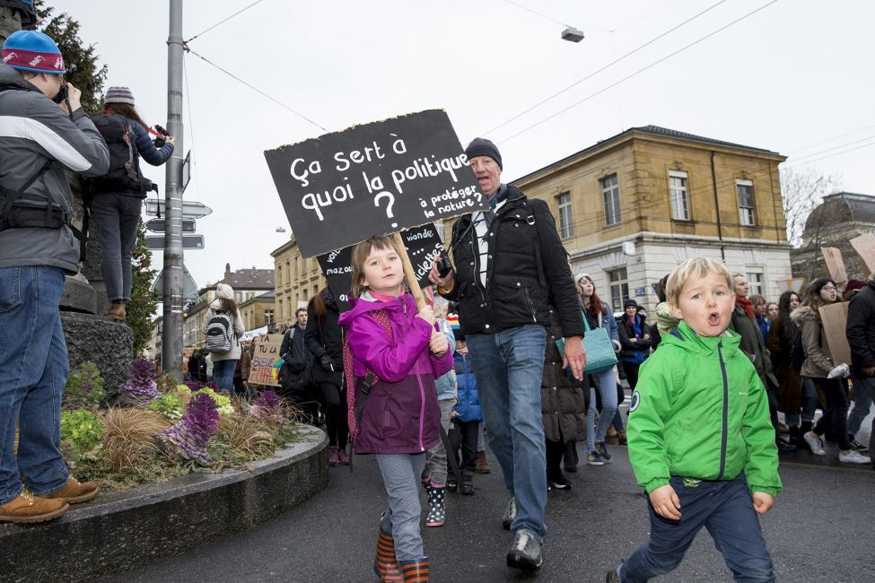 Les manifestations pour le climat questionnent le rôle de la politique.