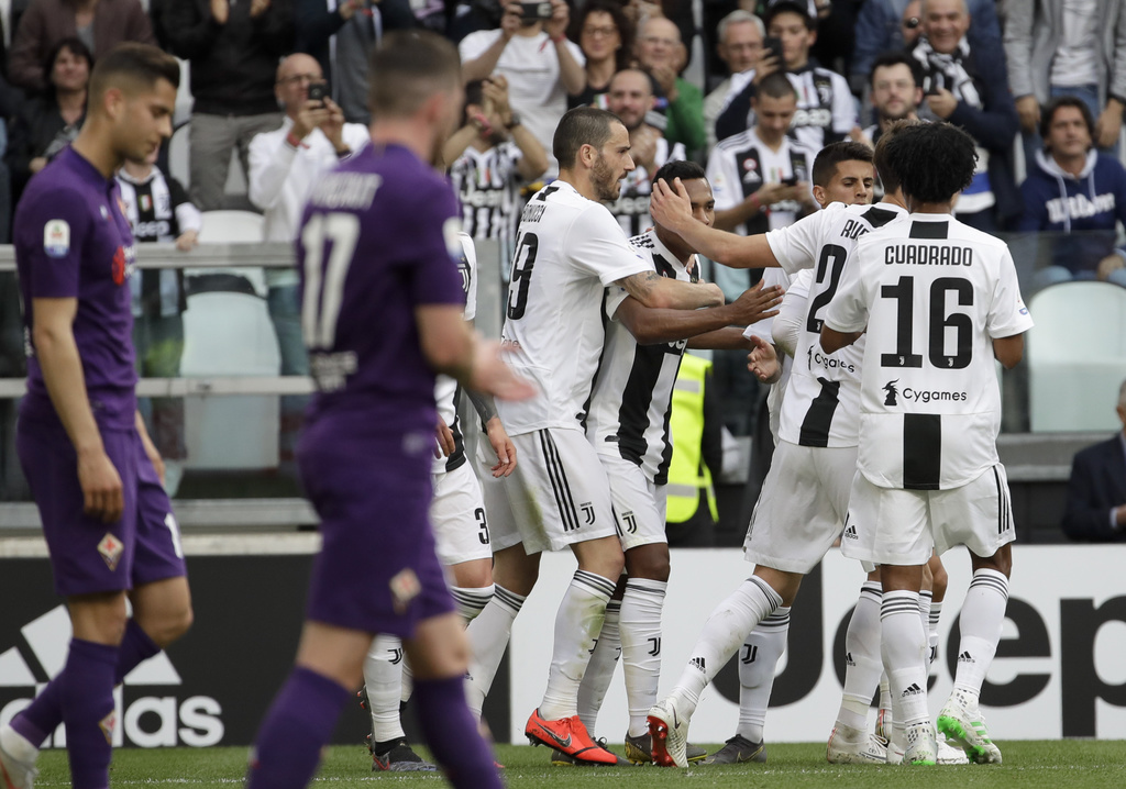 Les Turinois ont remporté leur huitième titre consécutif de champions d'Italie grâce à leur victoire 2-1 contre la Fiorentina.