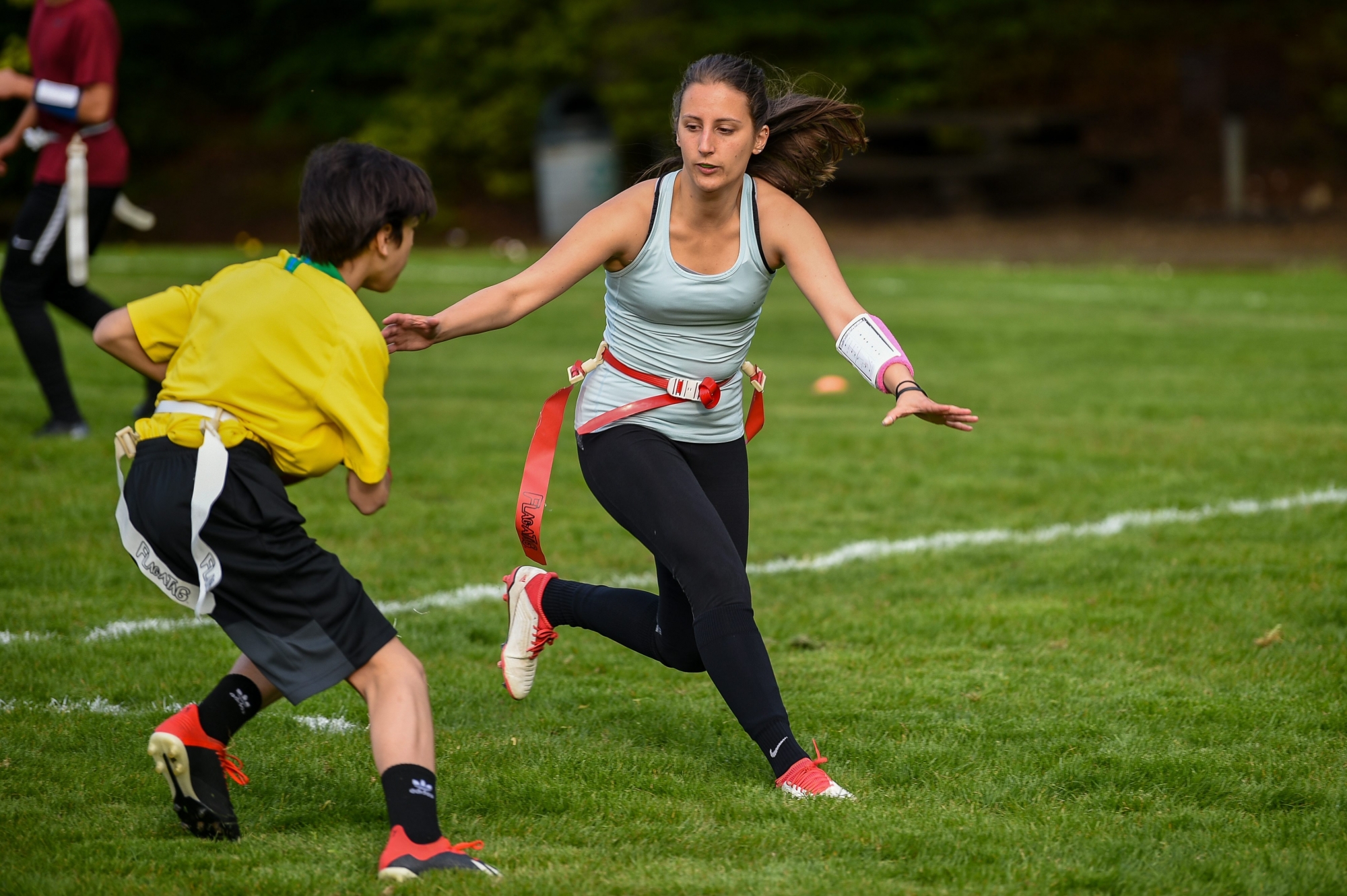 Football americain.

Linda

NEUCHATEL 3/05/2019
Photo: Christian Galley