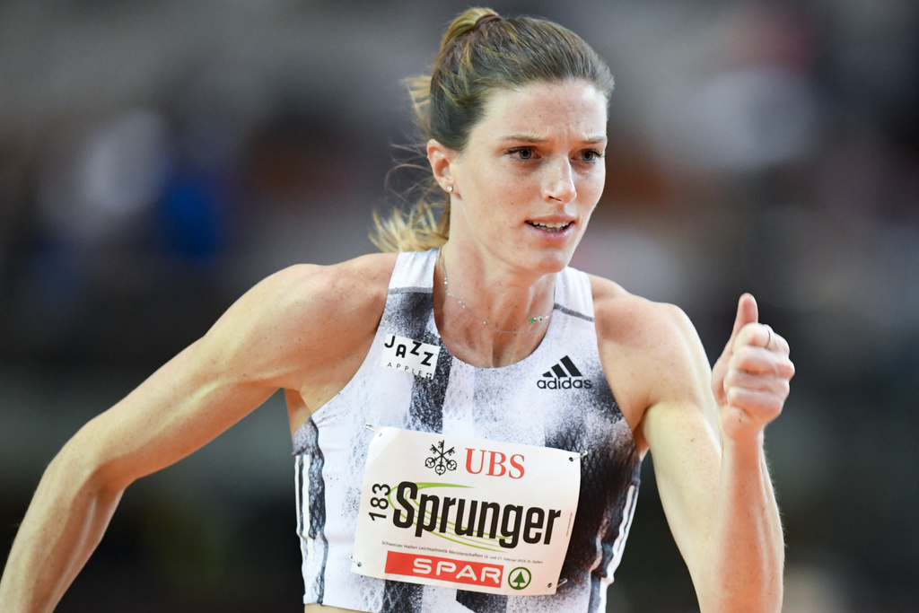 Lea Sprunger (sur la photo), Veronica Vancardo, Fanette Humair et Yasmin Giger ont terminé seulement 7e du 4 x 400 mètres des Mondiaux de relais à Yokohama, au Japon. (Archives)