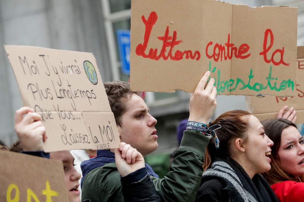 Une nouvelle manifestation pour le climat a eu lieu à Bruxelles ce dimanche. 