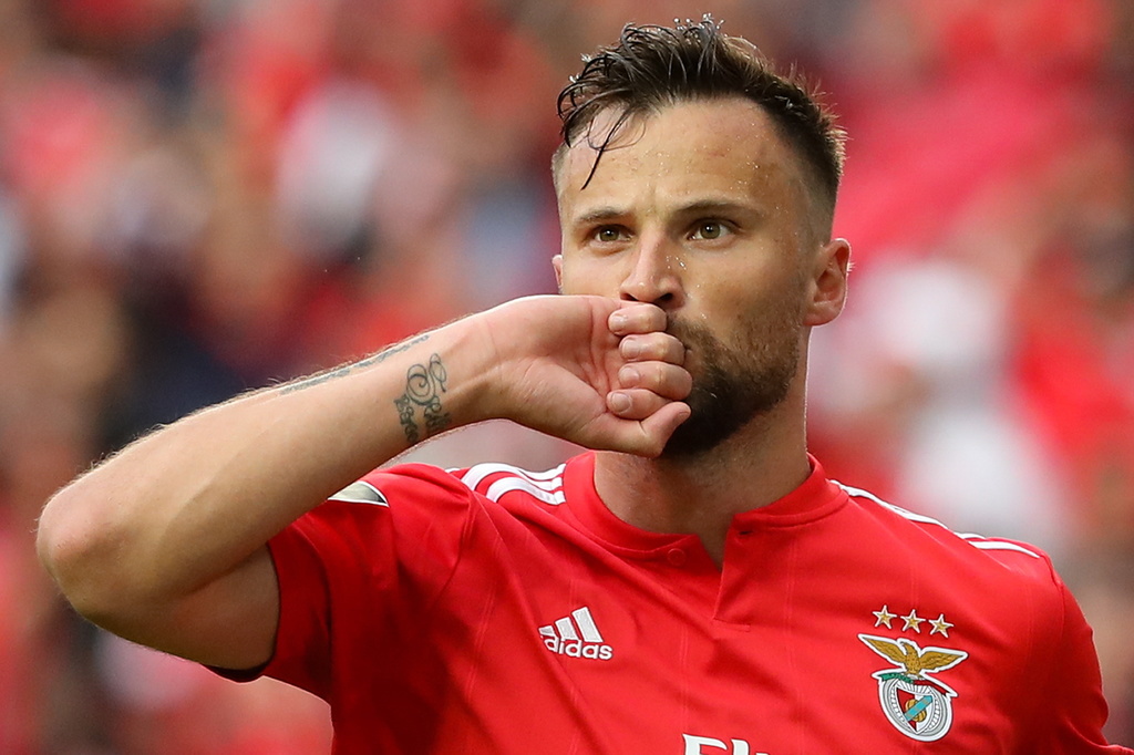 Haris Seferovic a marqué deux buts pour le Benfica contre Santa Clara lors de la dernière journée de championnat. 