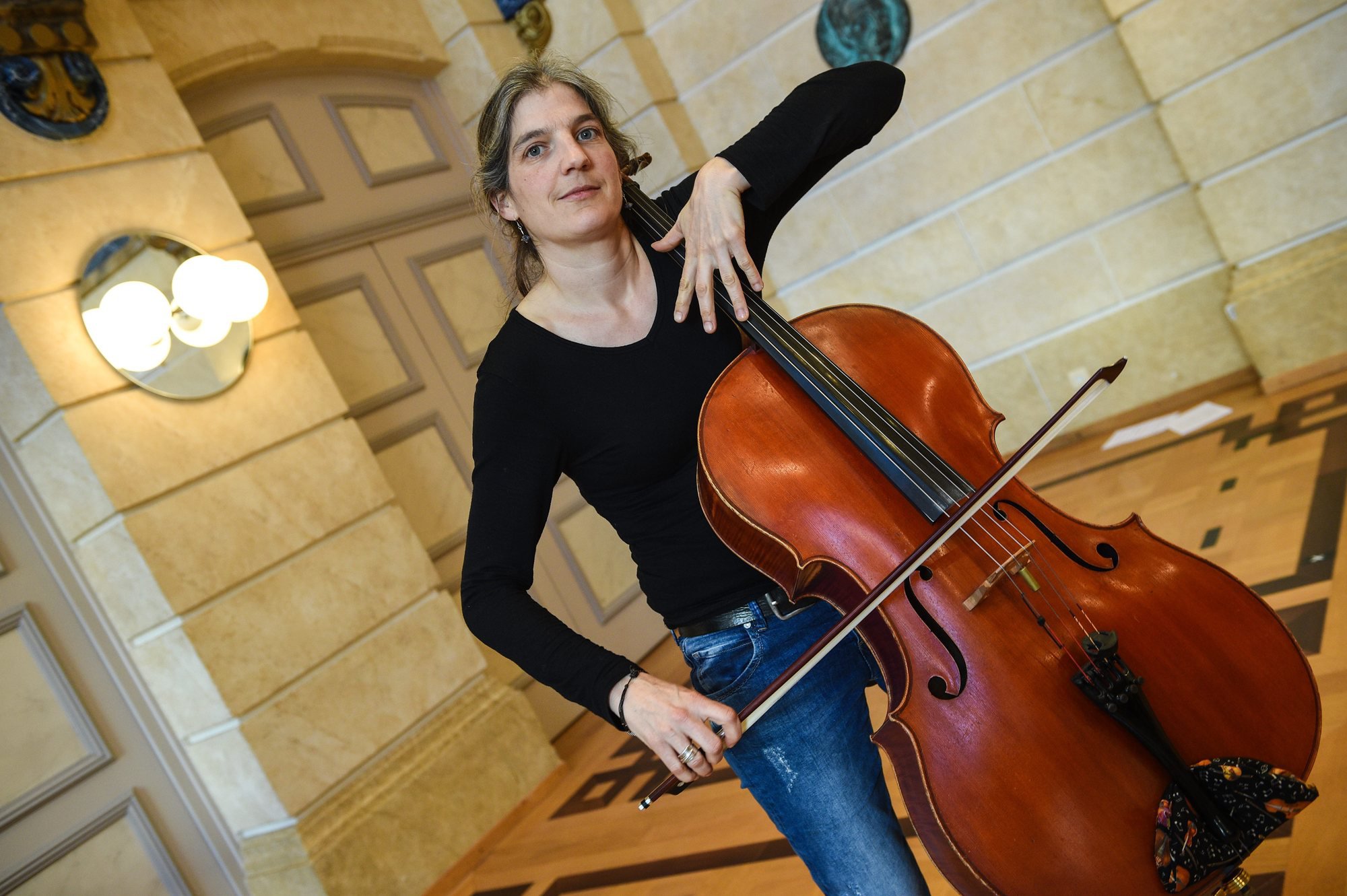 La violoncelliste Esther Monnat.