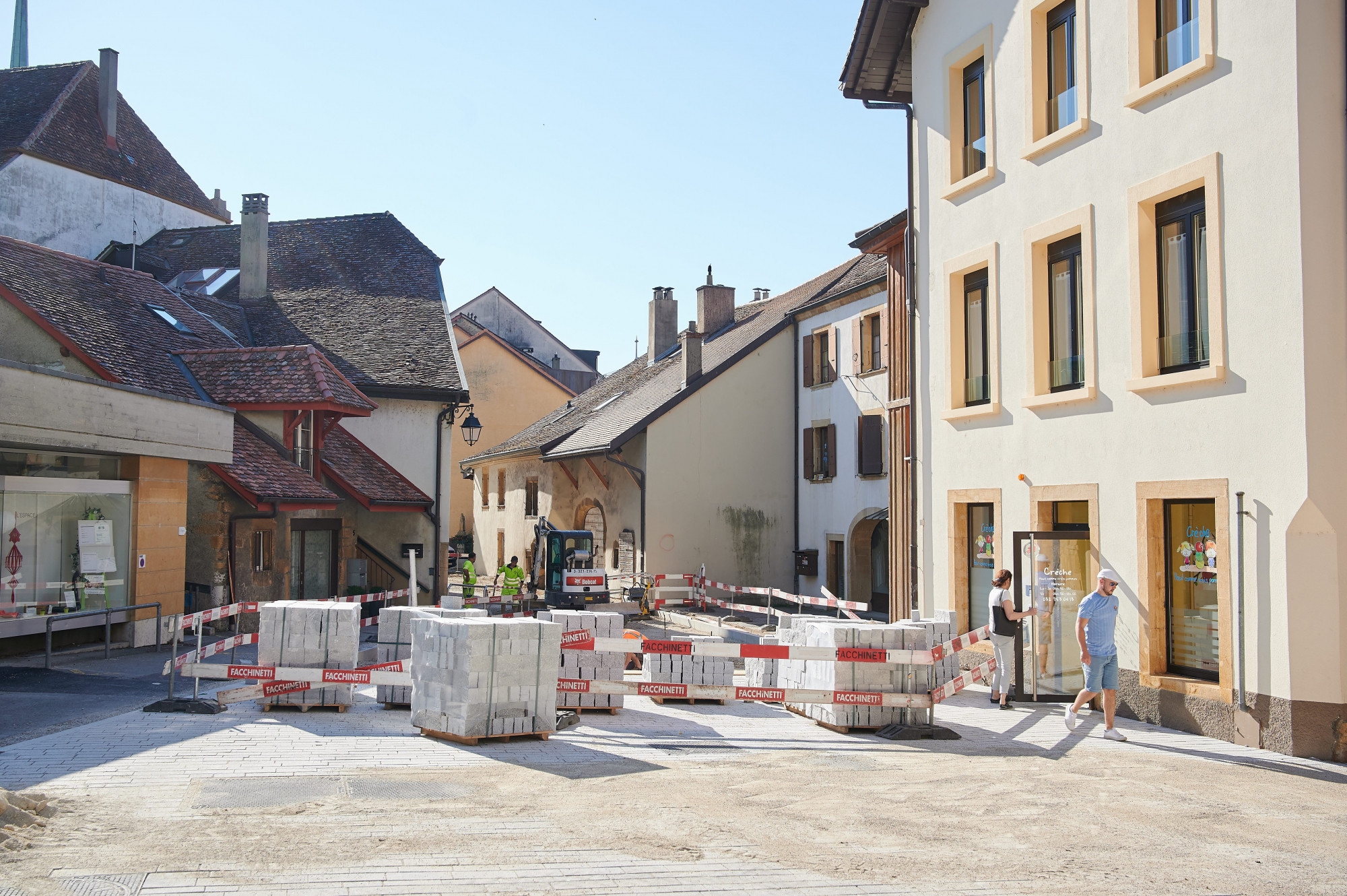 Les travaux au centre de Saint-Blaise devraient pouvoir s'achever. Le Conseil général a accepté jeudi de rallonger le crédit.