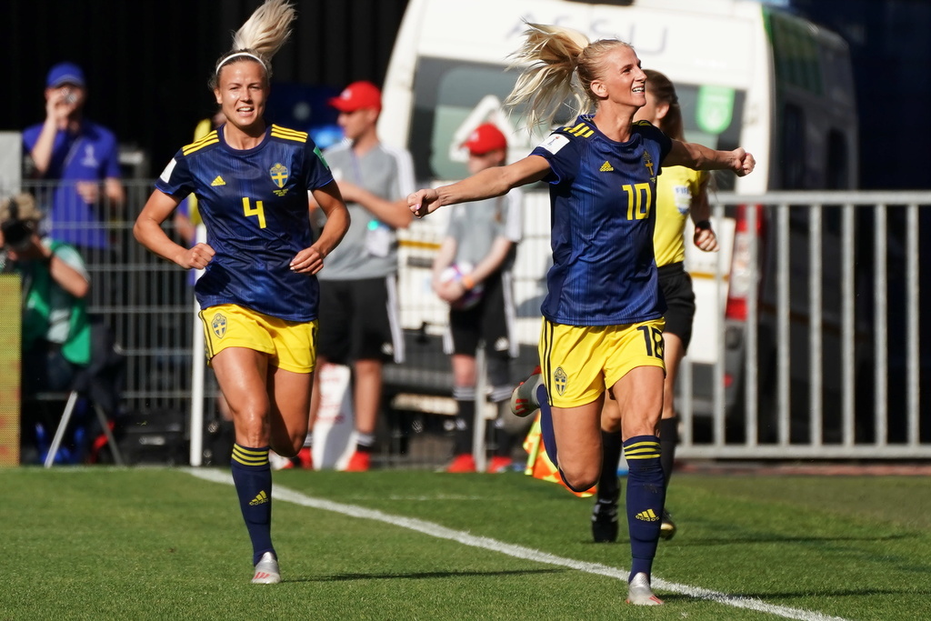 Sofia Jakobsson a permis à la Suède d'égaliser le score face à l'Allemagne.