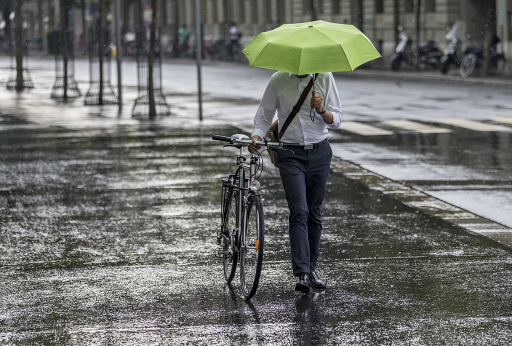 Les fortes précipitations dues aux orages de vendredi et samedi n'ont pas arrosé la Suisse de la même manière partout. (Illustration)