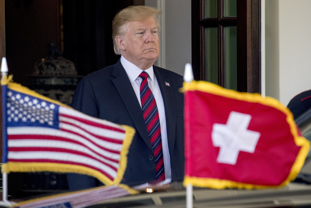 Donald Trump a tenu à saluer la Suisse à l'occasion du 1er août (archives).