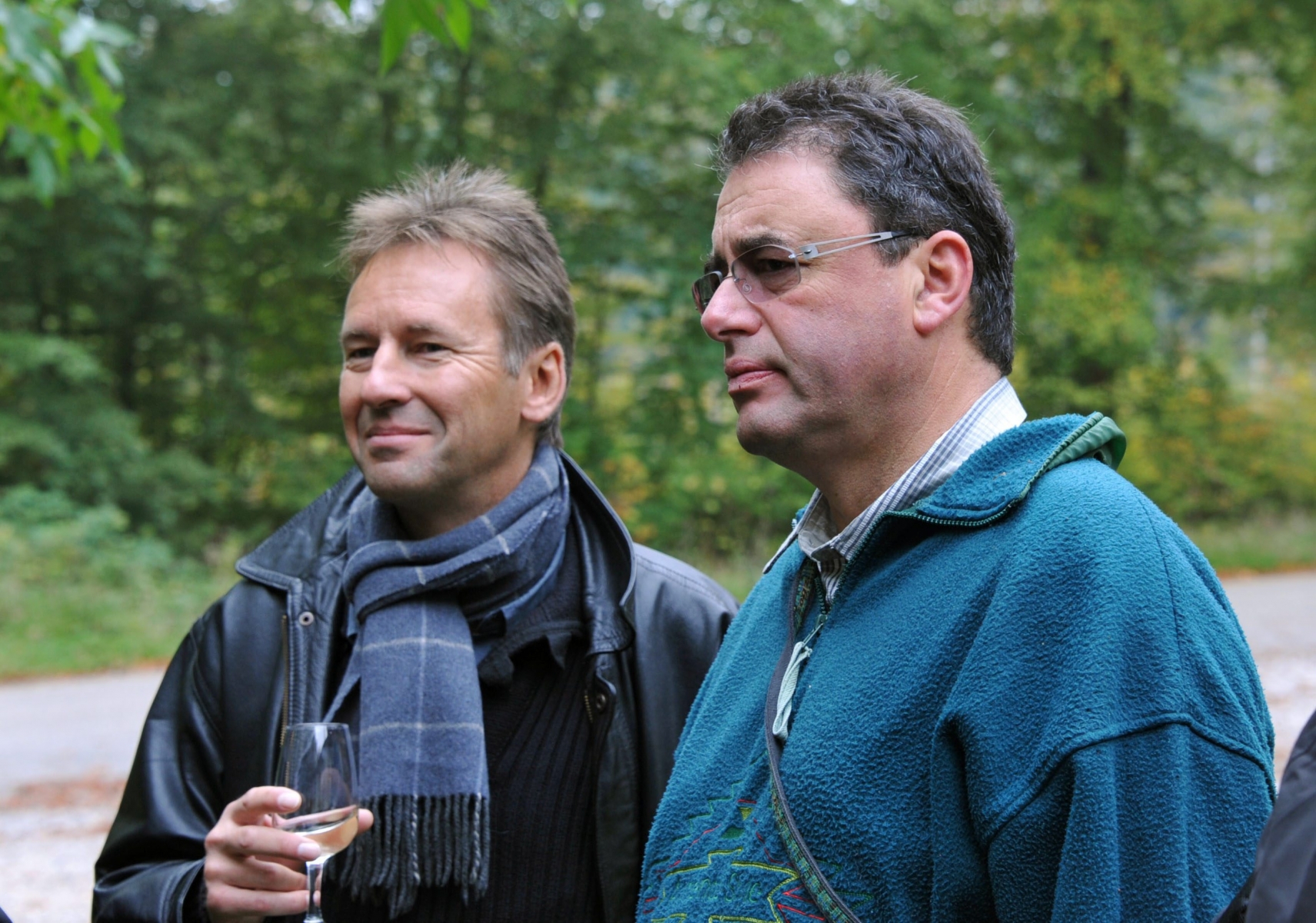 Alain Ribaux (à gauche) et Thierry Grosjean, toujours dans la course.