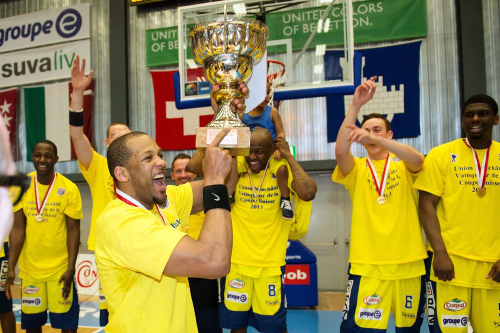 Union Neuchâtel remporte la Coupe de Suisse de basket samedi 13 avril 2013. 