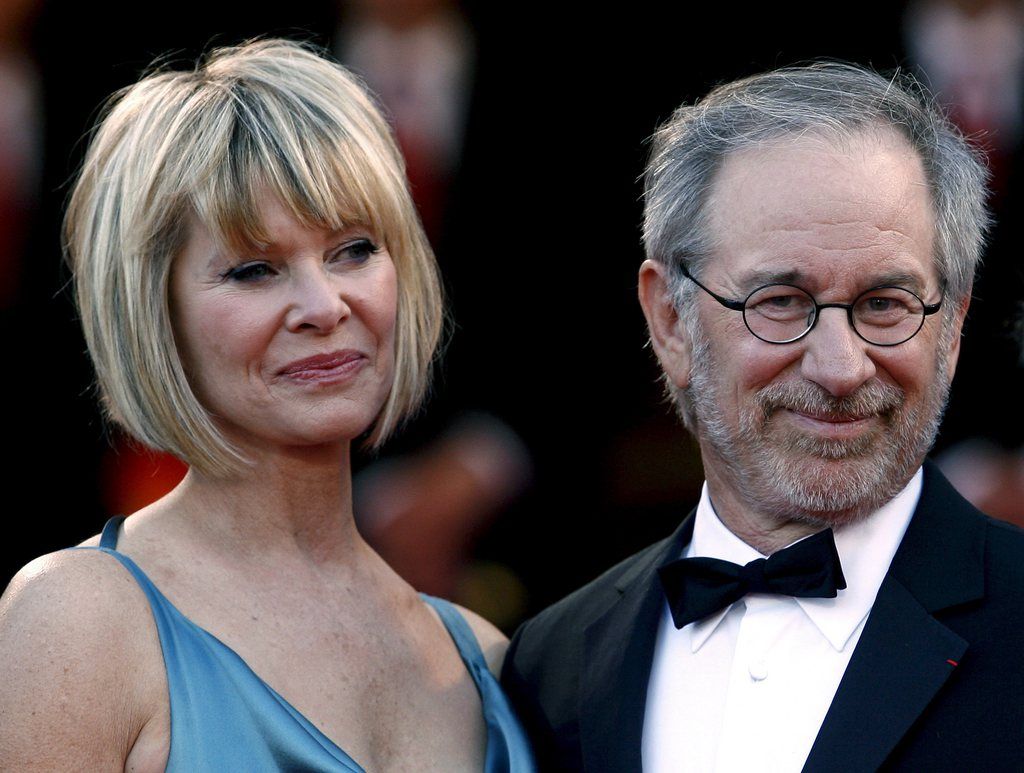 Steven Spielberg et sa femme lors d'une de ses dernières visites au Festival, en 2008, pour la présentation du dernier volet des Aventures d'Indiana Jones. 