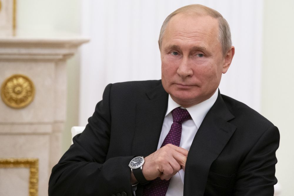 Le président russe Vladimir Poutine au Kremlin.
