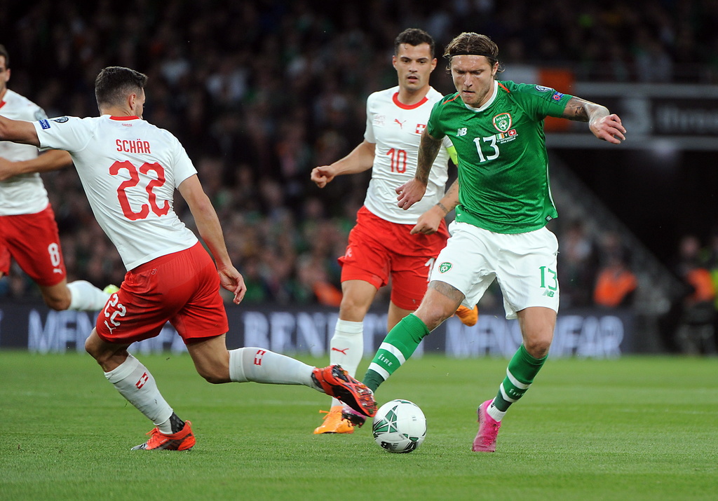 Les Suisses n'ont pas réussi à faire la différence face à l'Irlande.