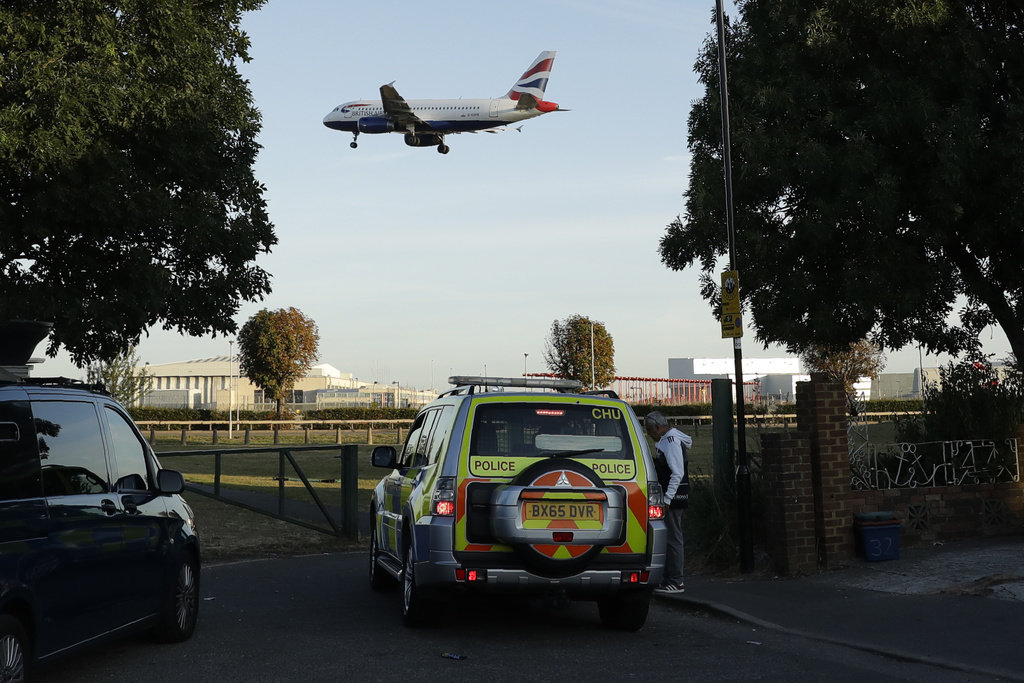 Aucune perturbation n'a été signalée sur le tarmac, pas plus que dans le ciel londonien.