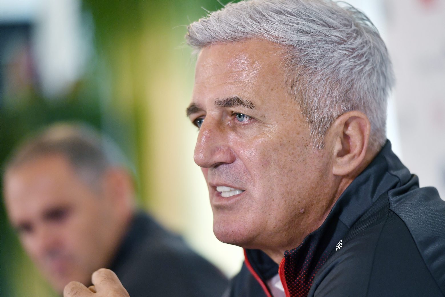 Der Schweizer Nationatrainer Vladimir Petkovic an einer Medienkonfertenz in Zuerich am Montag, 2. Septenber 2019. (KEYSTONE/Walter Bieri) SCHWEIZ FUSSBALL NATIONALMANNSCHAFT