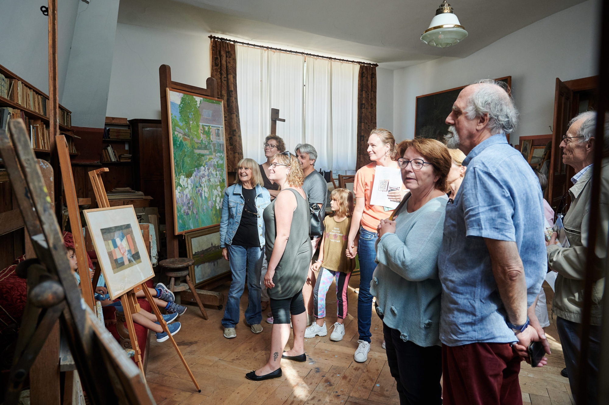 L'atelier du peintre Gustave Jeanneret, à Cressier, demeuré intact depuis le 19e siècle.