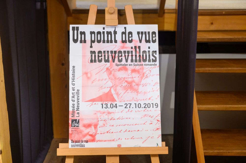 A La Neuveville, une exposition est consacrée à Carl Spitteler, prix Nobel de littérature 1919.