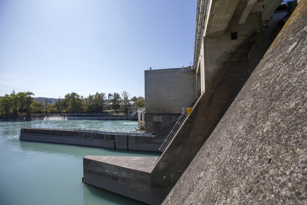 C'est à proximité du barrage de Verbois que le corps a été retrouvé. 