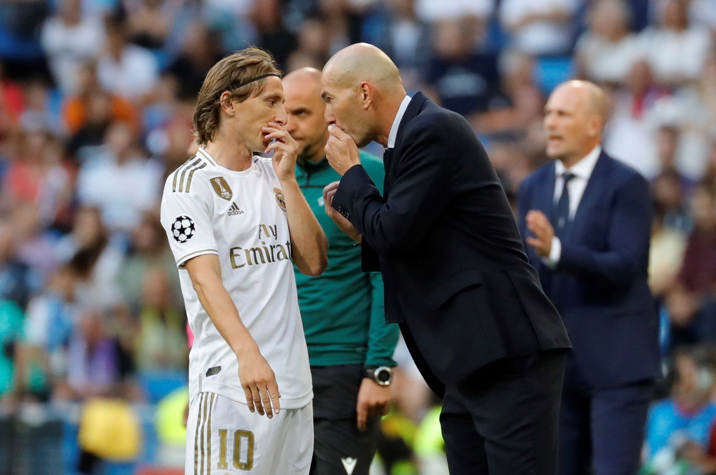 Le Real de Zidane et Modric est à la peine en Ligue des champions.