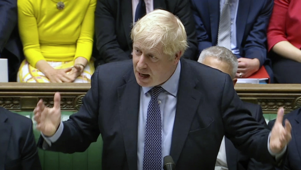 Le Premier ministre britannique Boris Johnson ne veut pas de délai supplémentaire pour le Brexit.