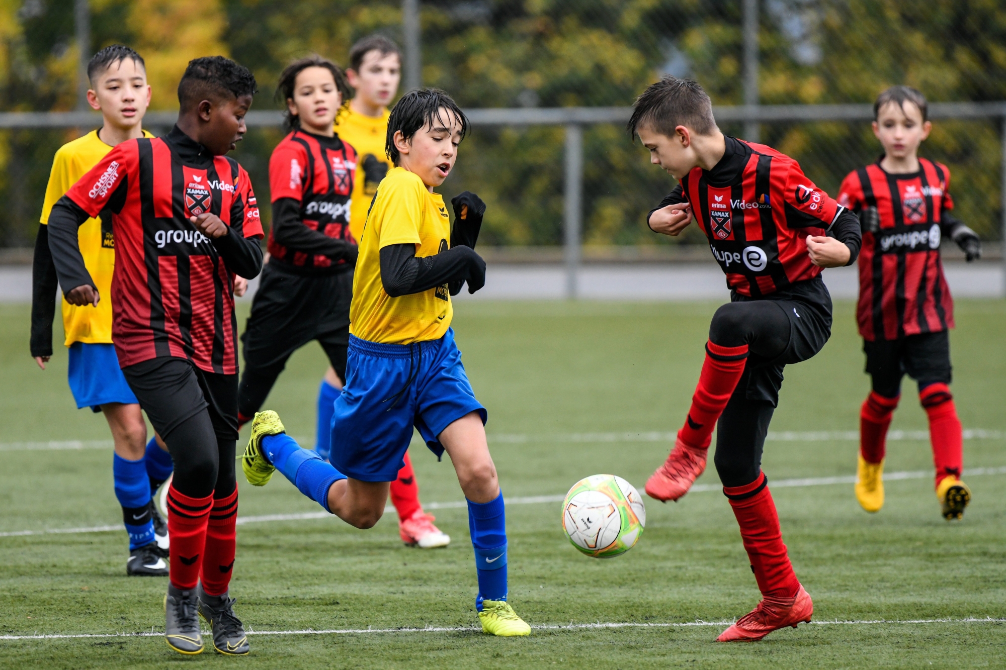 Des objectifs seront fixés pour les juniors (ici les DII, en rouge et noir).