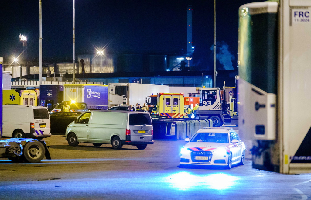 Les passagers clandestins, dont l'origine n'a pas été précisée, ont reçu des soins médicaux au port de Vlaardingen, près de Rotterdam (sud).