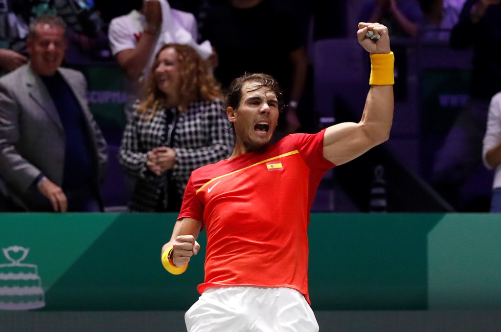 La rage de vaincre de Rafa Nadal qui ne dispute pas la Coupe Davis pour faire de la figuration.