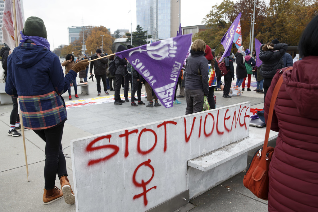 La manifestation s'est tenue devant le siège de l'ONU.