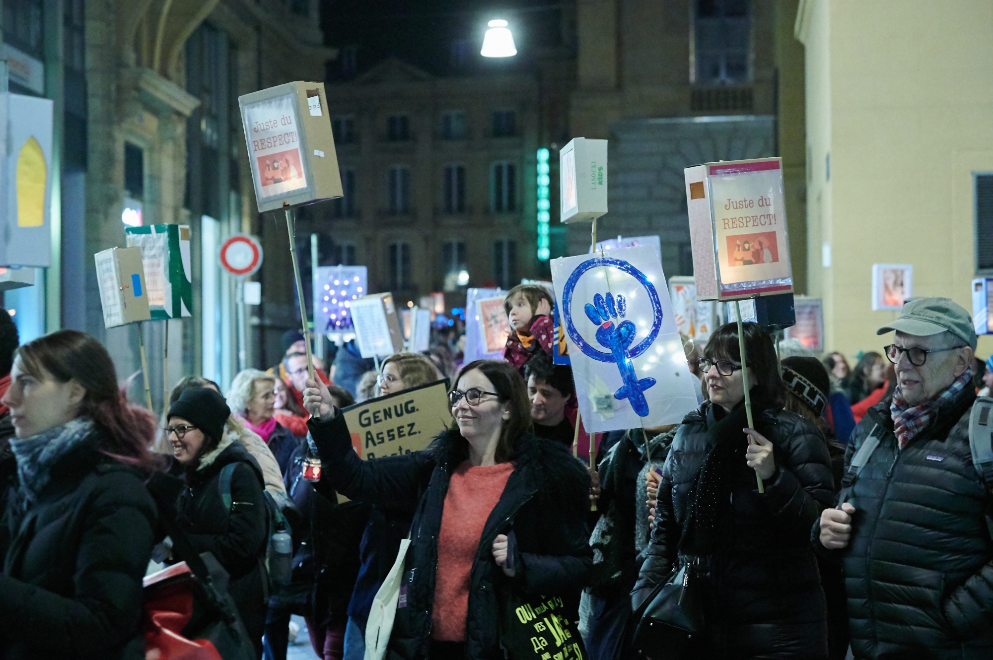 La marche contre les violences faites aux femmes du 23 novembre dernier, à Neuchâtel.