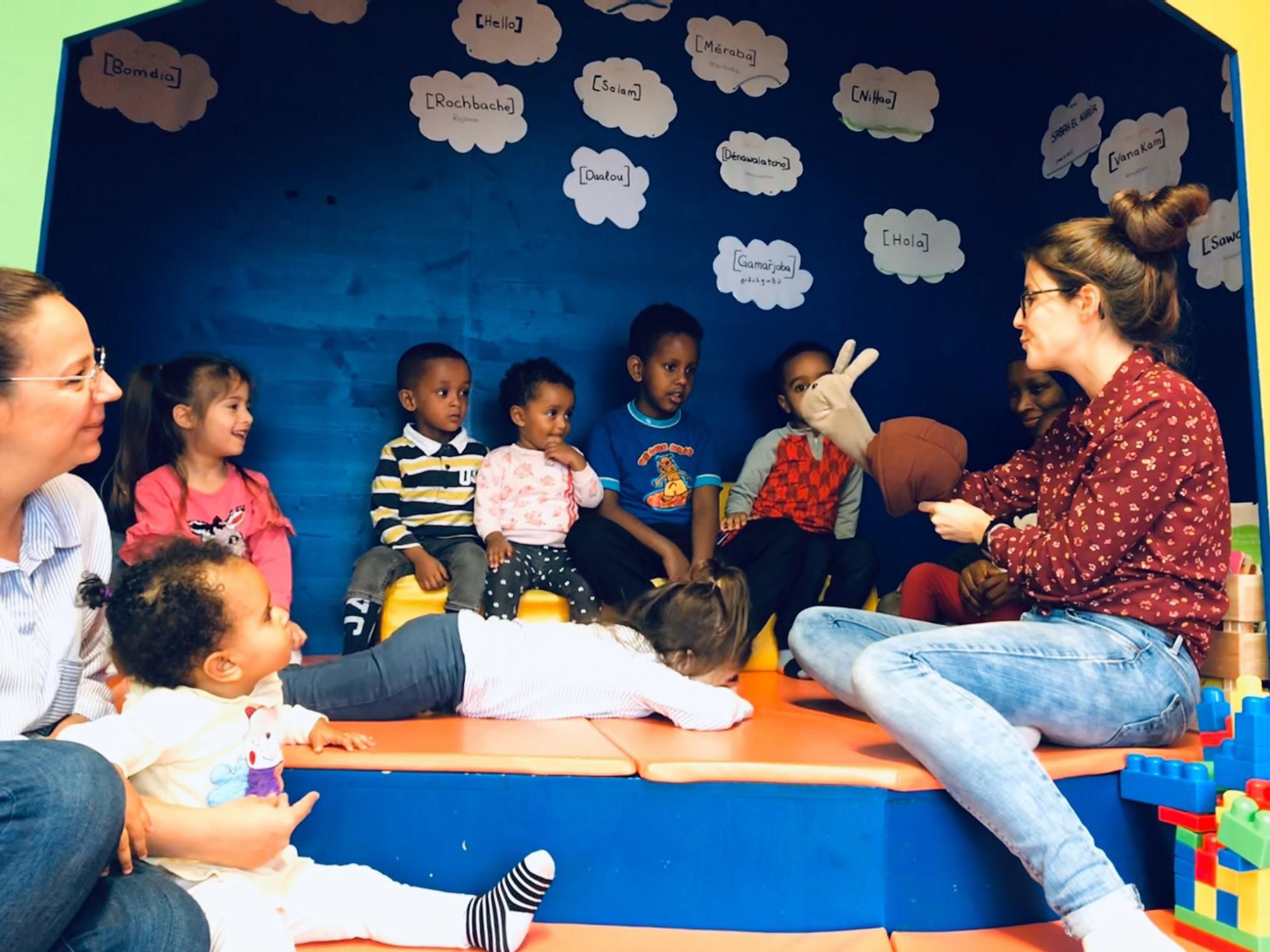 Pour la plupart des bambins, l'espace enfants de Recif est le seul lieu de sensibilisation au français et de socialisation en dehors du milieu familial.