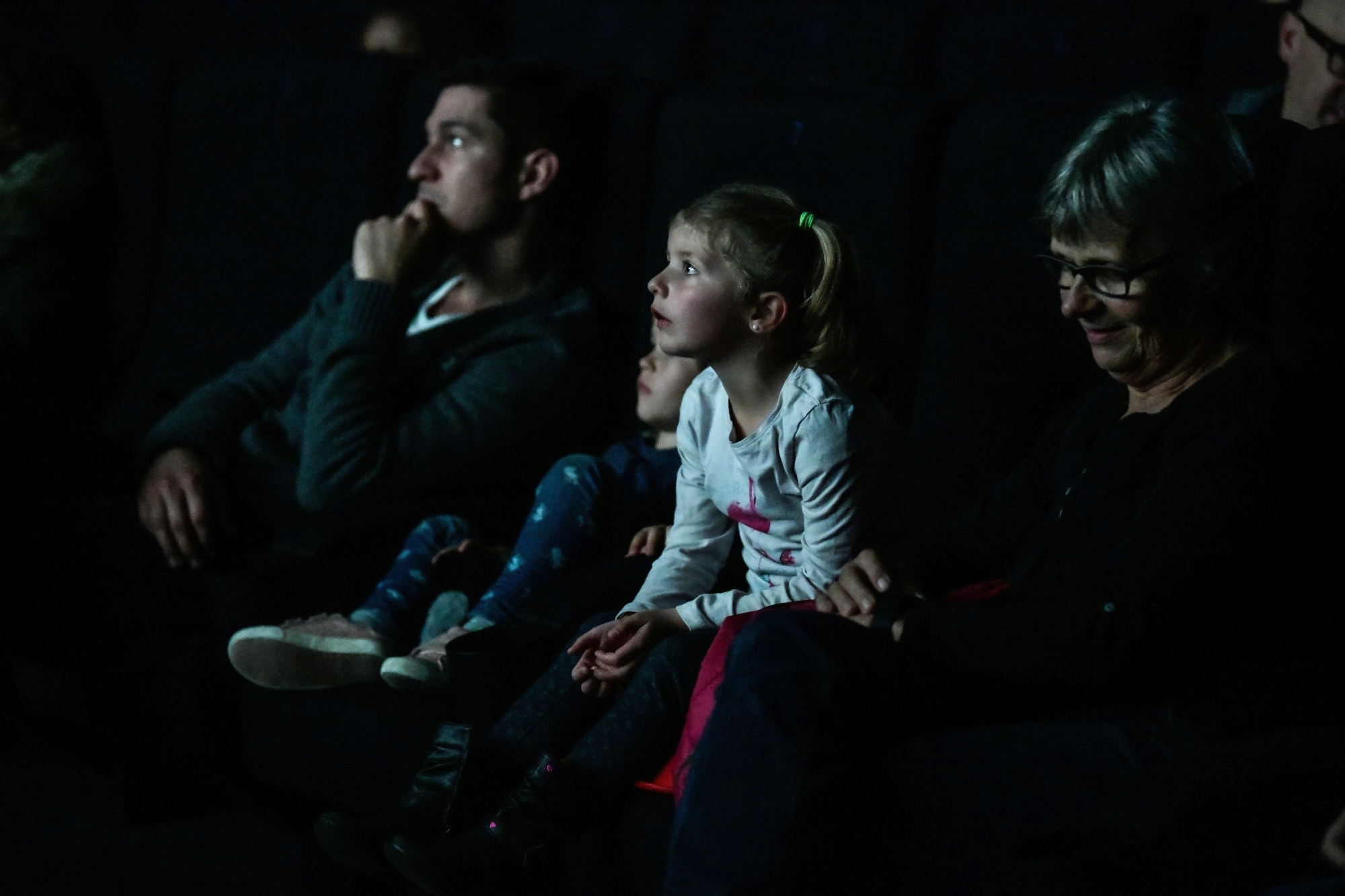 La Petite Lanterne, éveil à l'image pour les 4-6 ans au cinema Scala.    LA CHAUX-DE-FONDS 2/11/2019  Photo: Christian Galley