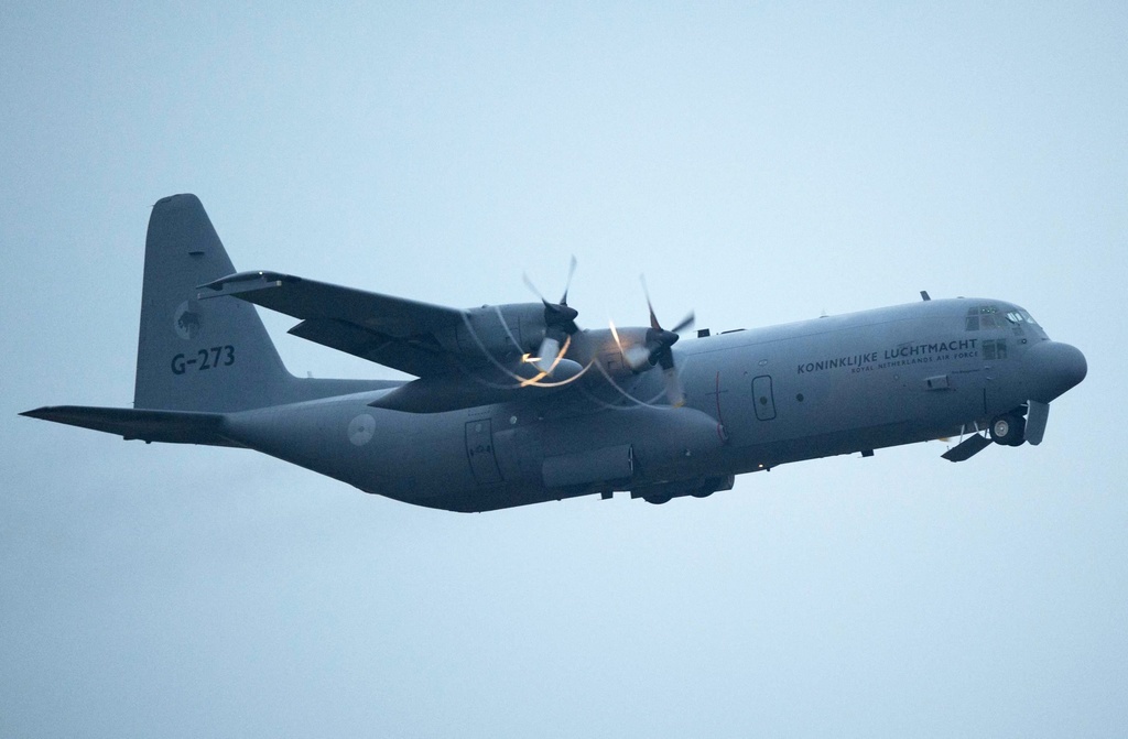 L'avion militaire disparu est un C130 (illustration).