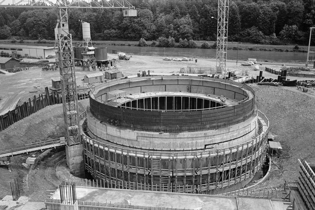 La construction du réacteur numéro un de Beznau avait commencé en 1965. (Archives)