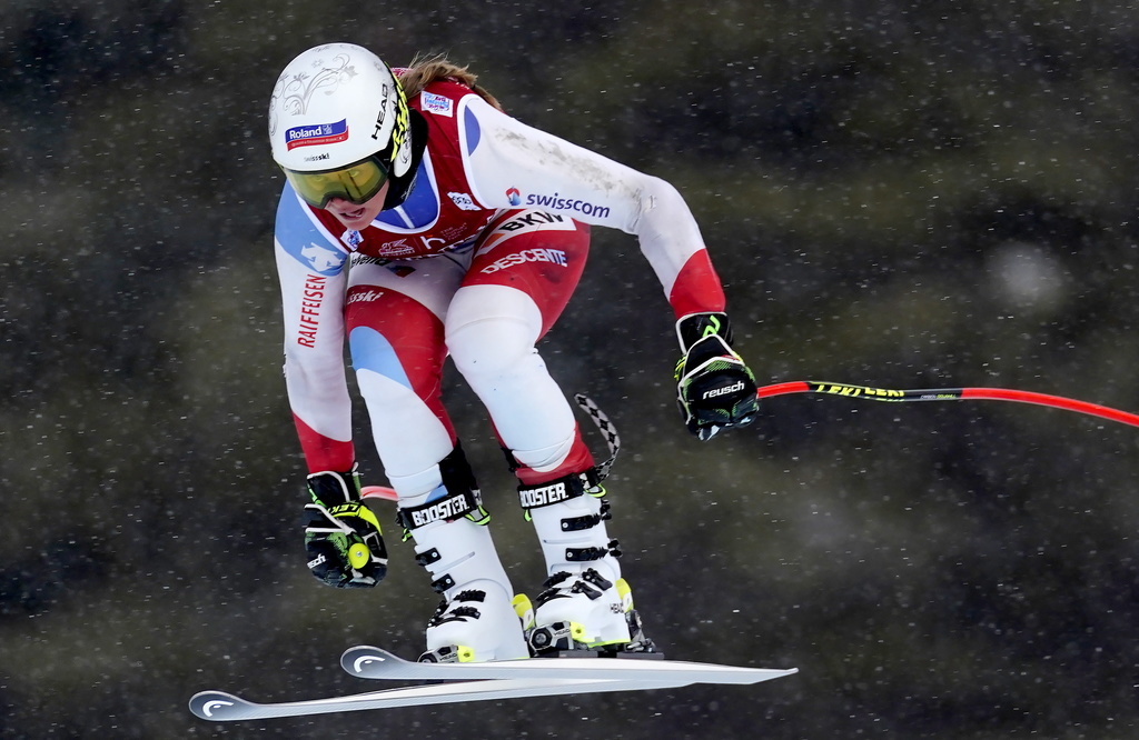 Corinne Suter en action.