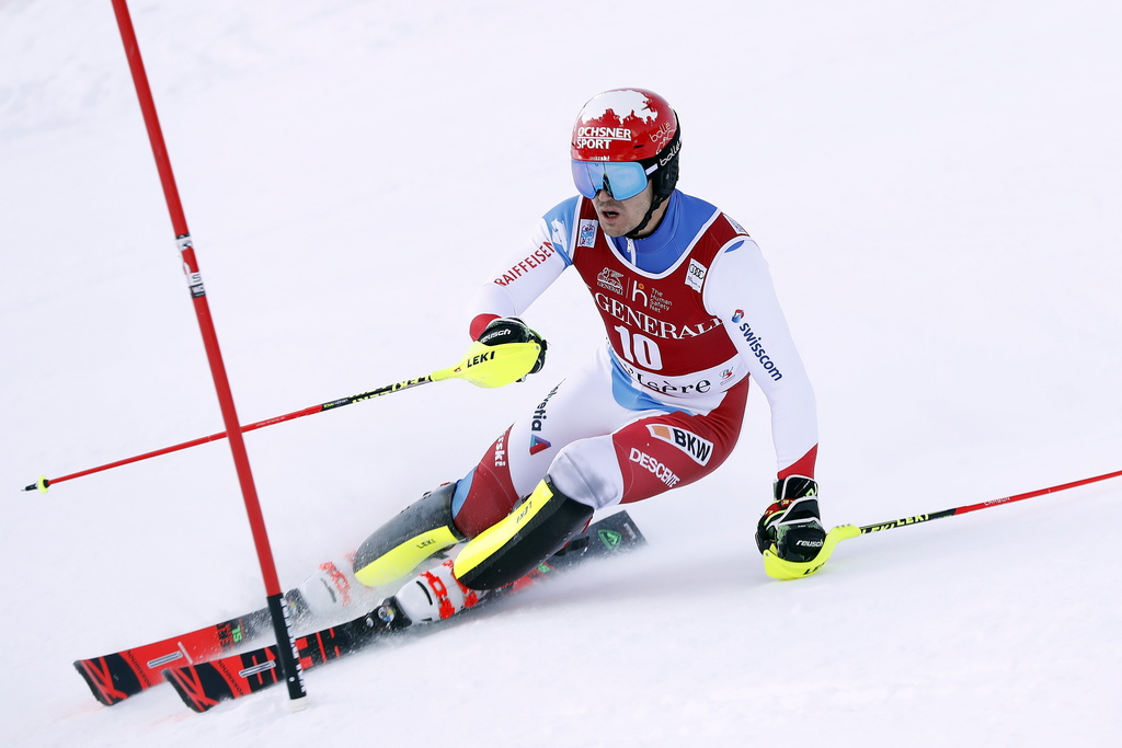 Loïc Meillard a réalisé le meilleur temps suisse.