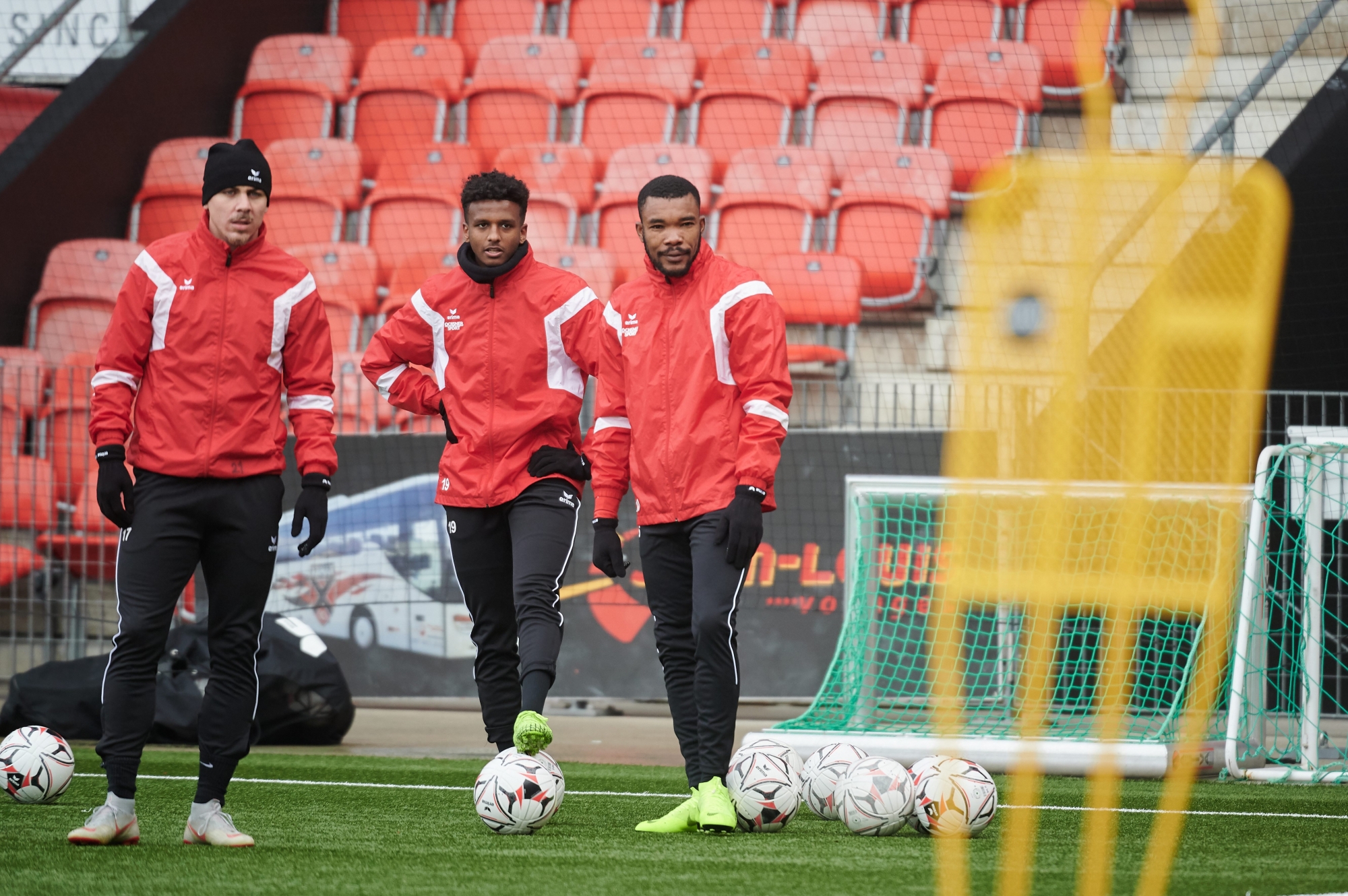 Les Xamaxiens ont dû se contenter d'un entraînement ce week-end.