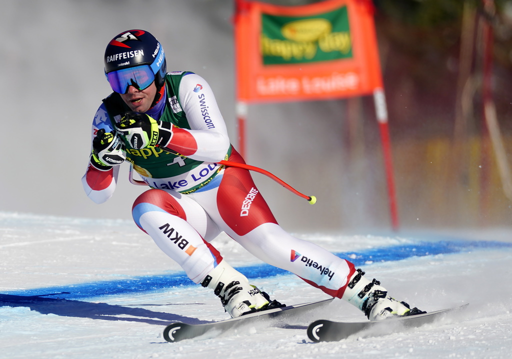 Beat Feuz en action.