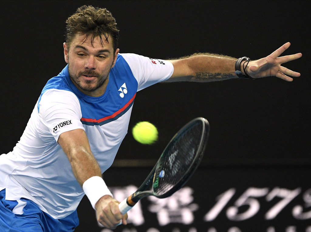 Stan Wawrinka s'est montré nerveux en début de match.