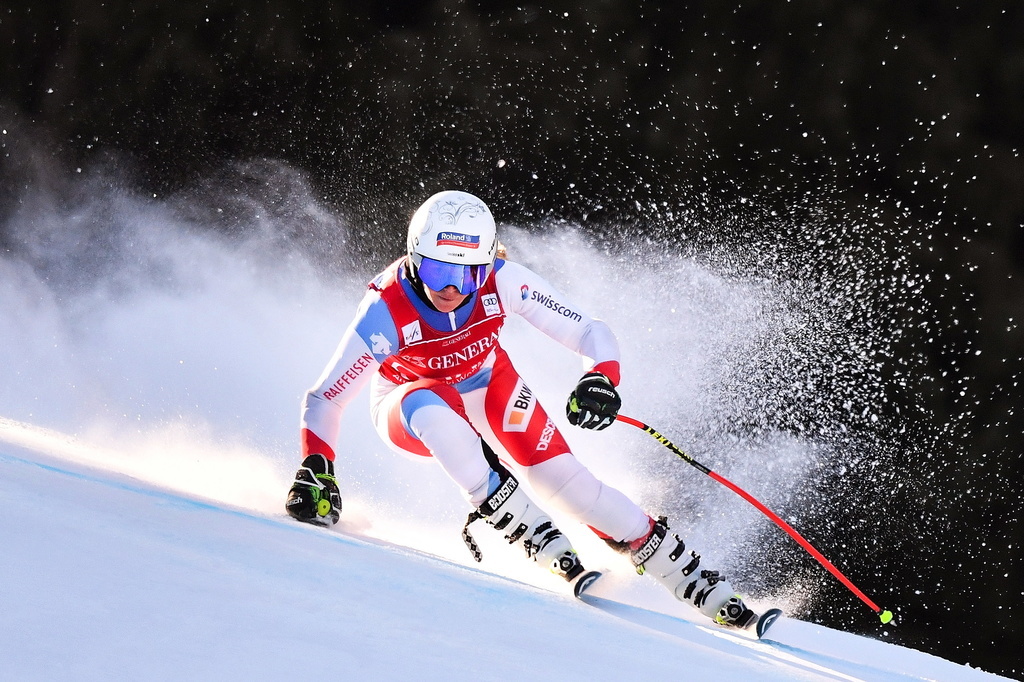 Corinne Suter a dominé l'unique entraînement en vue de la descente dames de Garmisch-Partenkirchen.