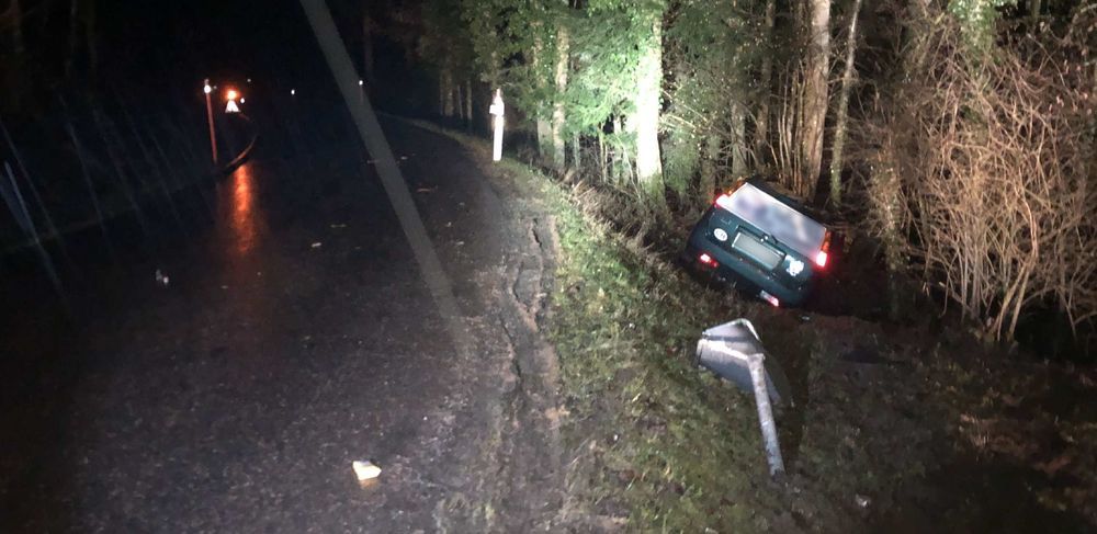 L'élève conducteur a été légèrement blessé dans l'accident.