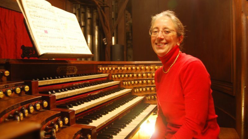 L'organiste Sophie Véronique Cauchefer-Choplin.