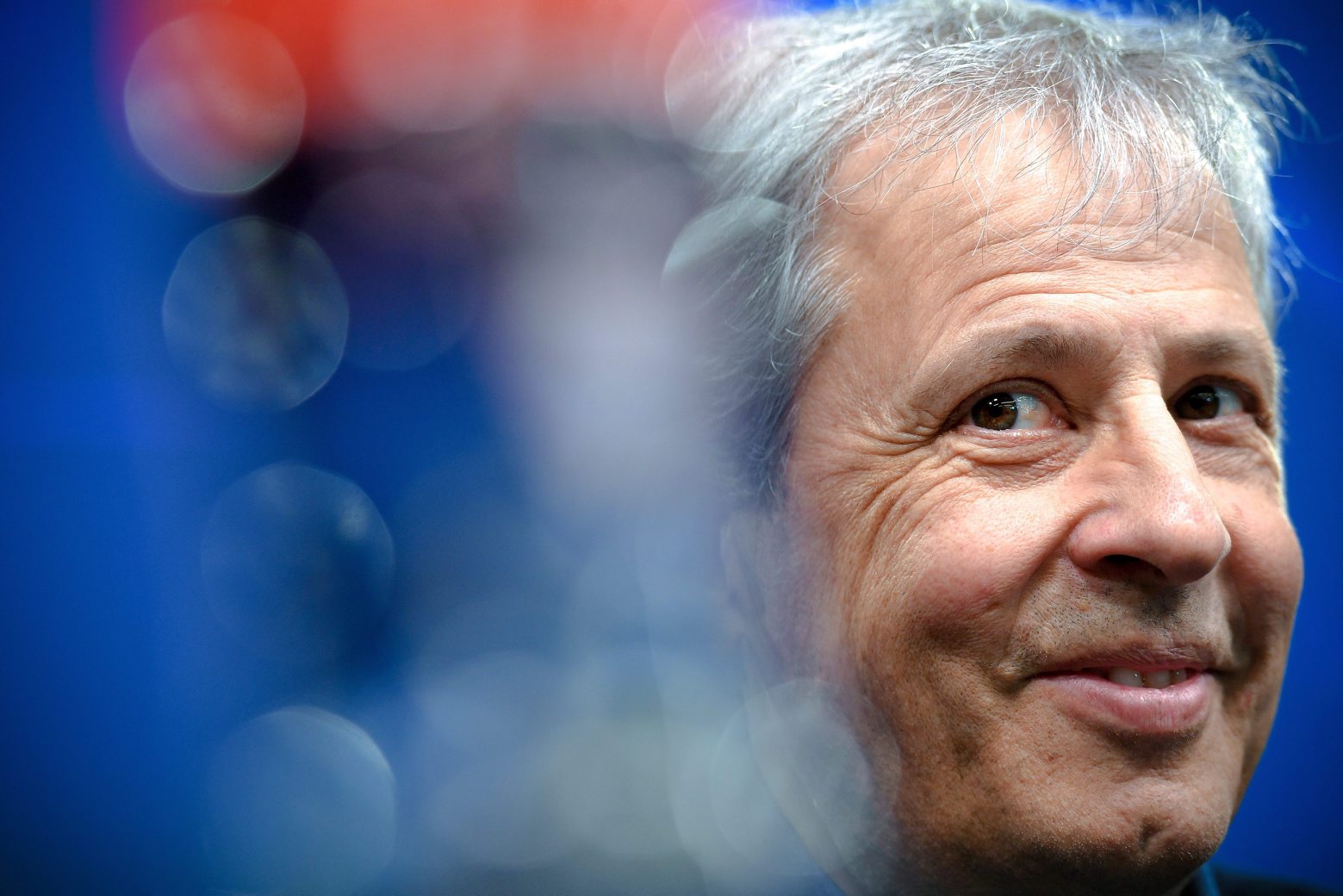 epa08223731 Dortmund's head coach Lucien Favre attends a press conference following a training session of his team in Dortmund, Germany, 17 February 2020. Borussia Dortmund will face Paris Saint-Germain in their UEFA Champions League round of 16 first leg soccer match on 18 February 2020.  EPA/SASCHA STEINBACH GERMANY SOCCER UEFA CHAMPIONS LEAGUE