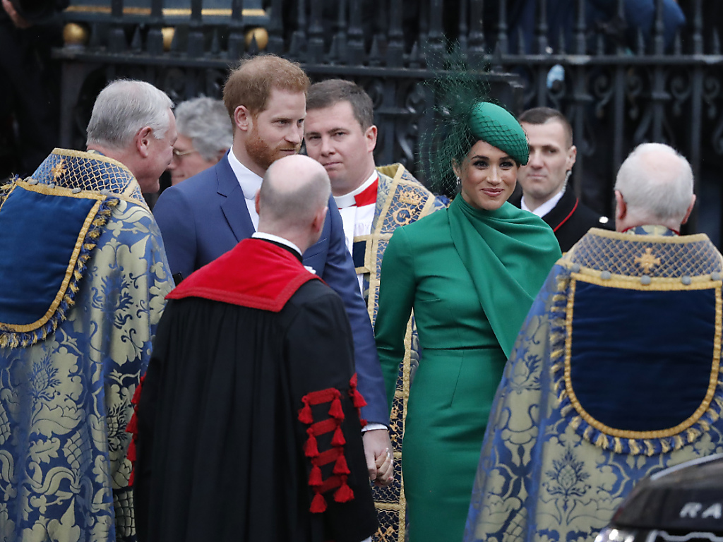 Tous les regards étaient tournés vers Harry et Meghan pour cette messe célébrée à l'occasion de la journée du Commonwealth.