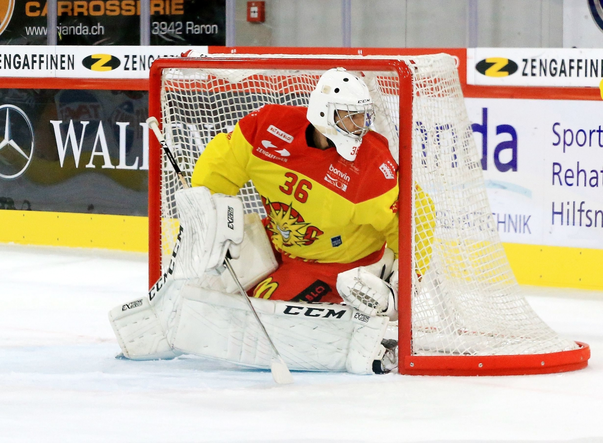 Stéphane Charlin sera l'un des deux gardiens du HCC la saison prochaine.