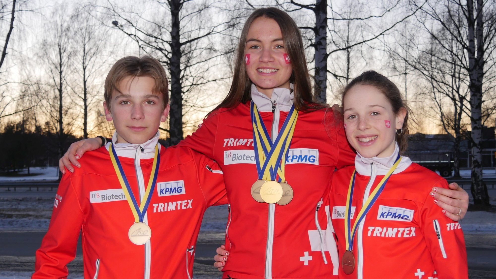 Jan Lauenstein, Alina Niggli et Justine Hamel ont fait fort en Suède.