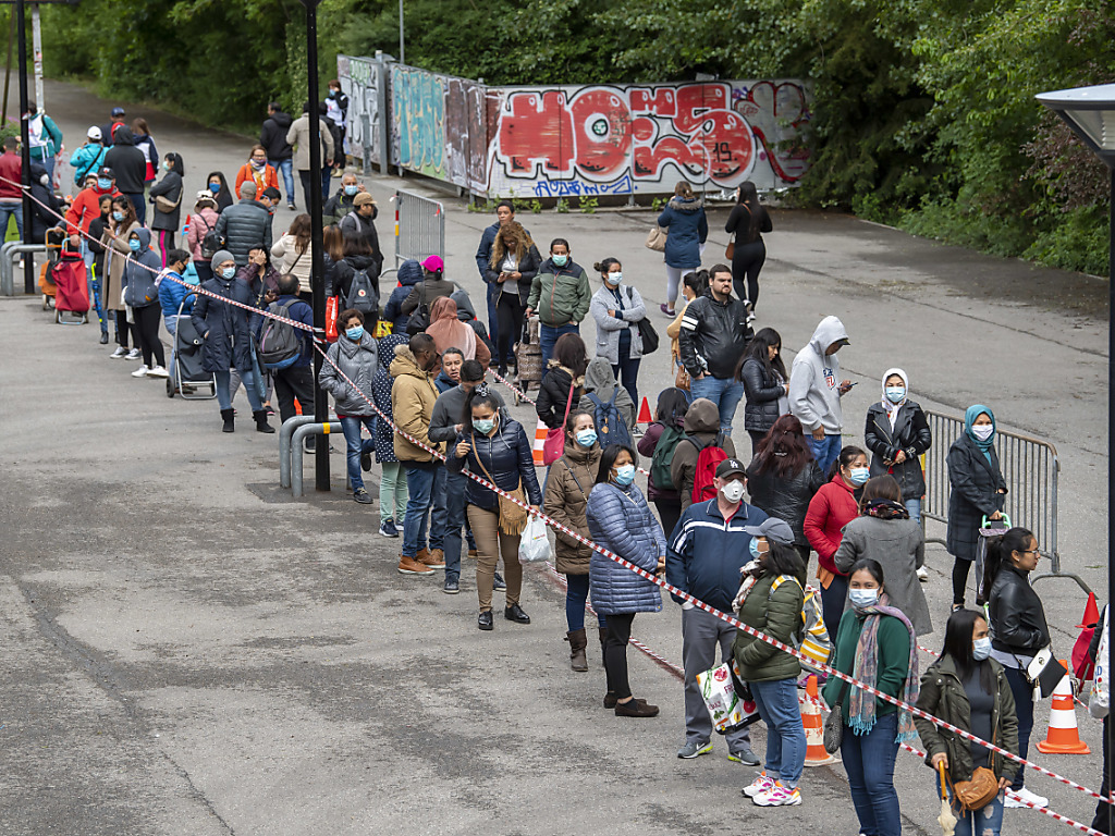 L'affluence était déjà considérable samedi matin.